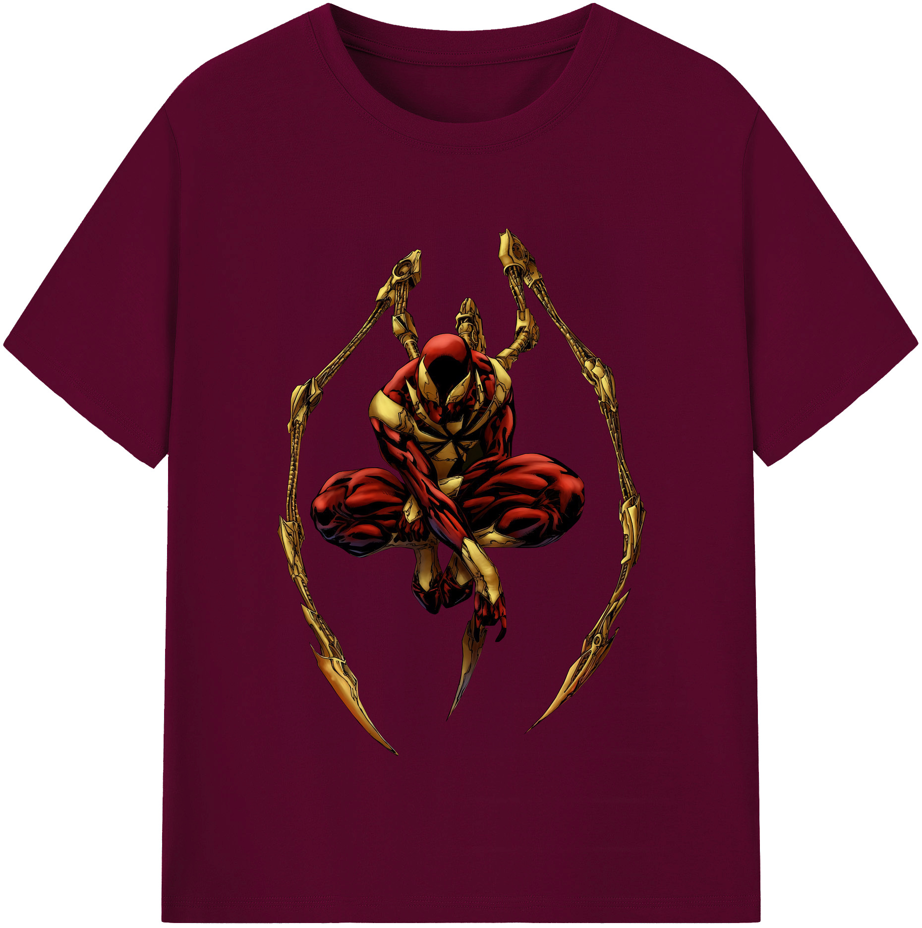 （画像用） Spider Man スパイダーマン レディースカジュアルプリントTシャツ（綿100％）